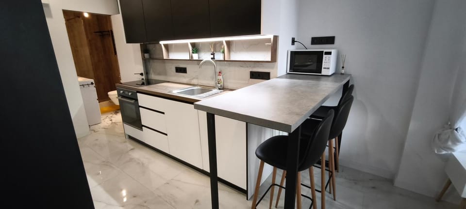 Kitchen or kitchenette, Dining area, oven, stove