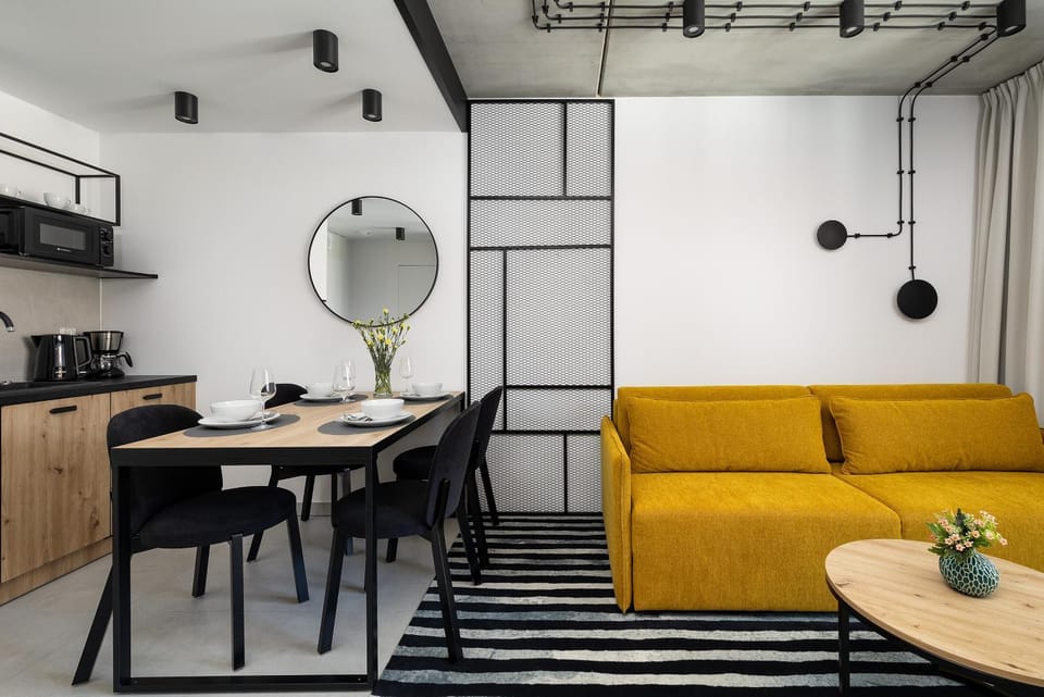 Living room, Seating area, Dining area