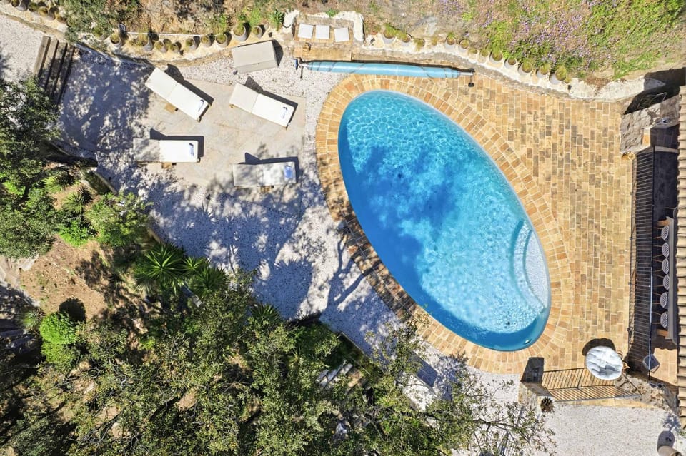 Bird's eye view, Pool view, Swimming pool, sunbed