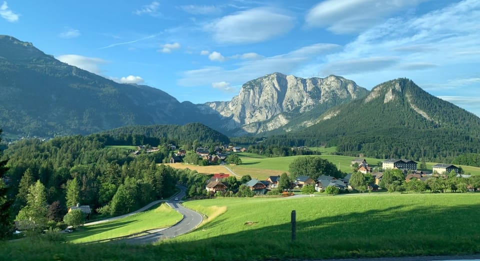 Spring, Natural landscape, Mountain view