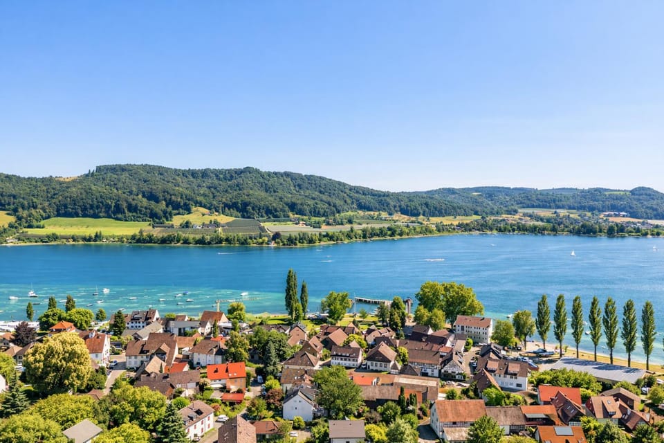 Bird's eye view, Lake view