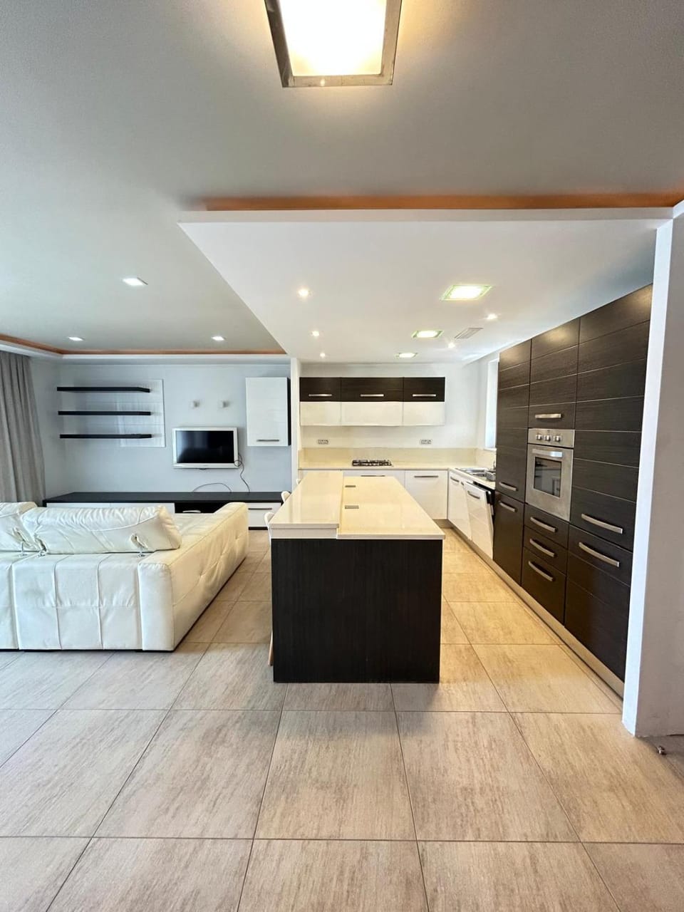 Kitchen or kitchenette, oven, stove, toaster