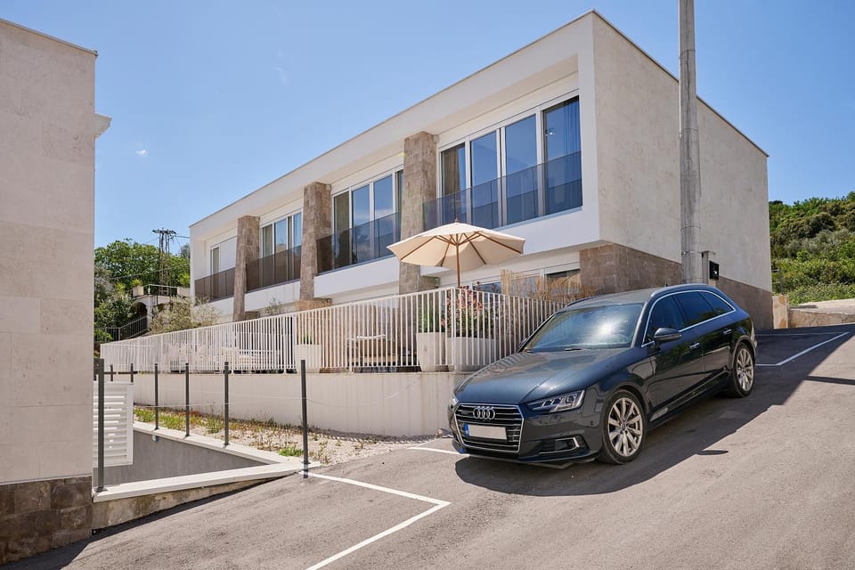 Property building, Day, Parking