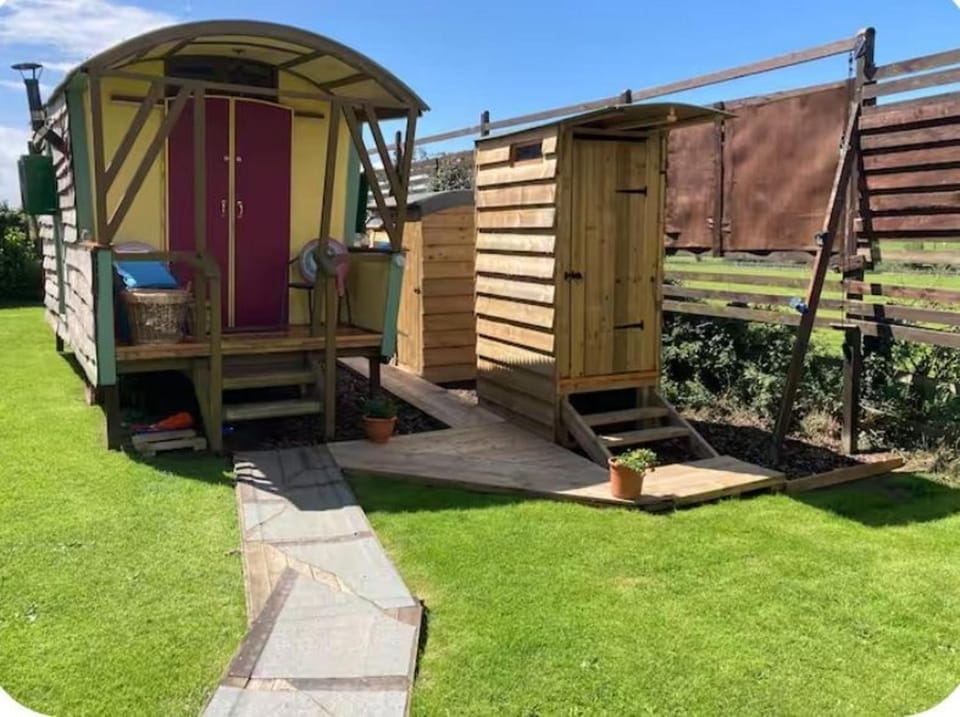 The Gypsy Caravan Sleeps 5 with alfresco dining House in Llanidan