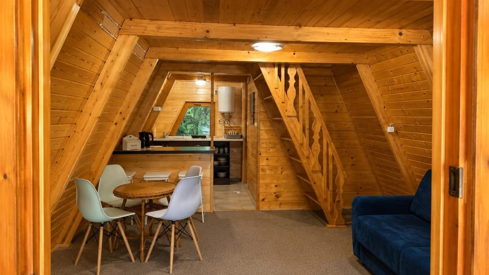 Kitchen or kitchenette, Living room, Seating area