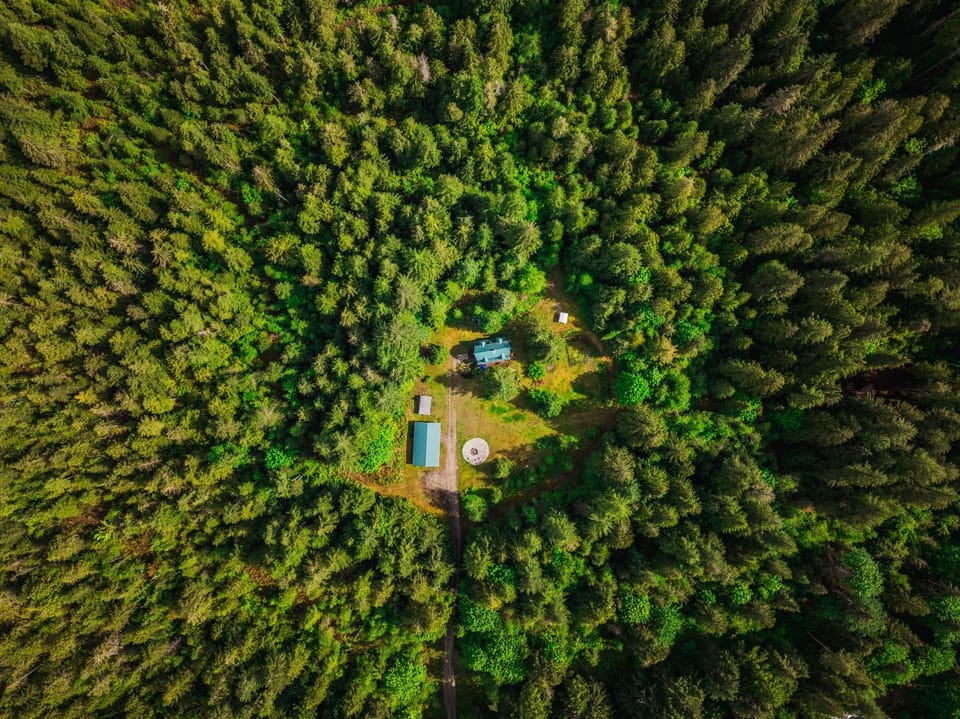 Spring, Day, Natural landscape, Bird's eye view