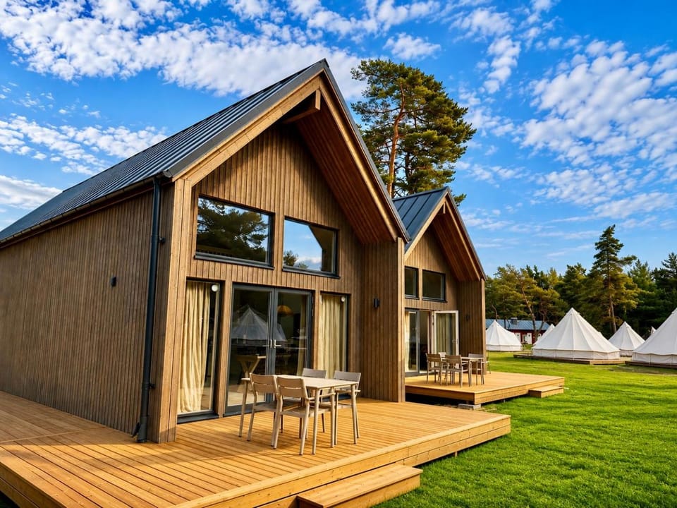Property building, Patio, Natural landscape, Garden, Garden view