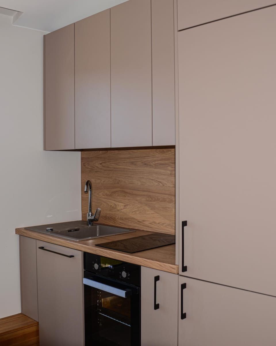 Kitchen or kitchenette, kitchen