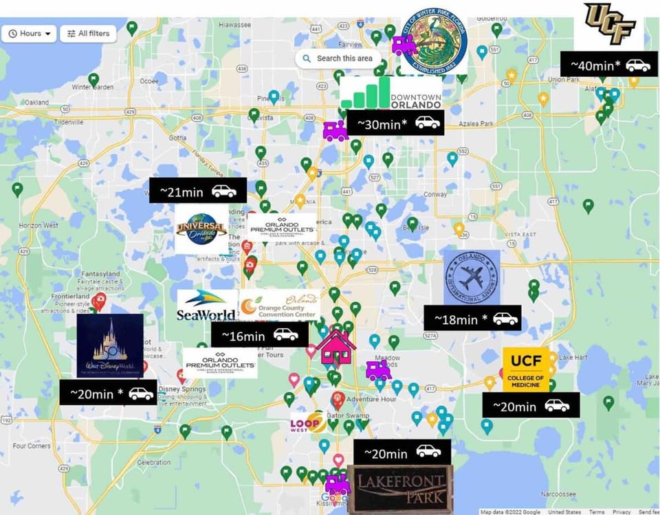 Disney, Universal, Epic Hub- Studio Suite Bed and Breakfast in Orlando