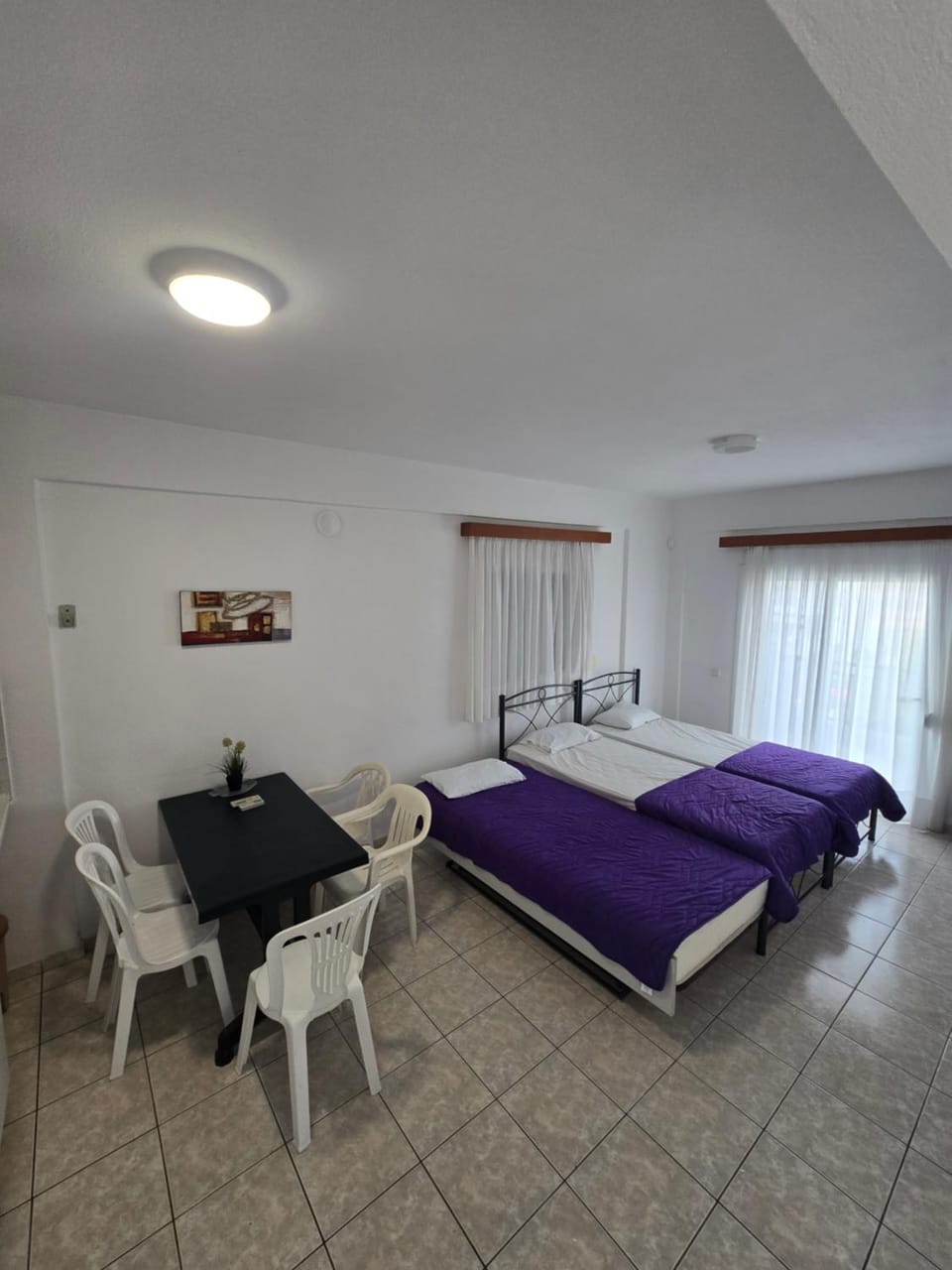Living room, kitchen