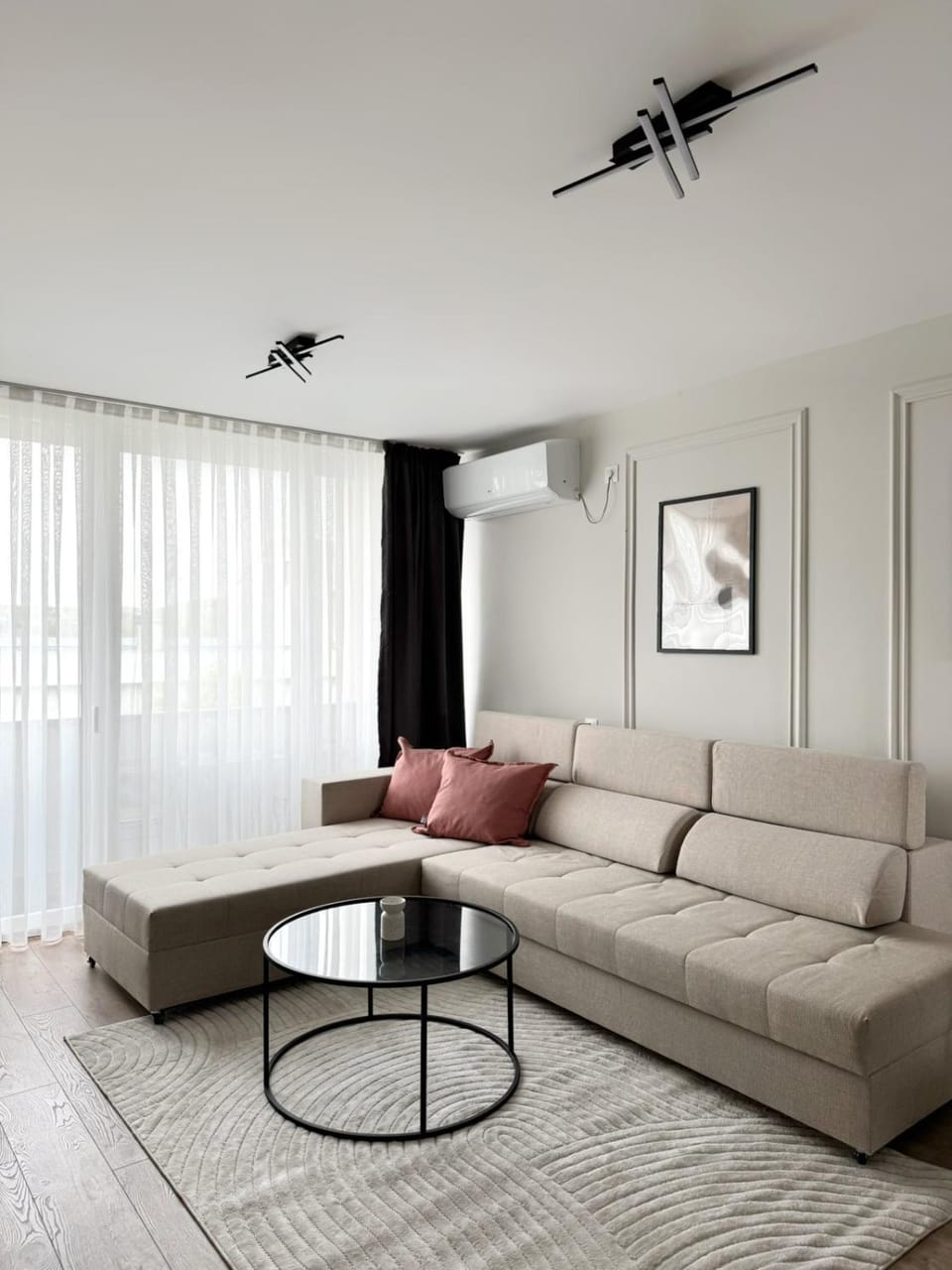 Living room, air conditioner