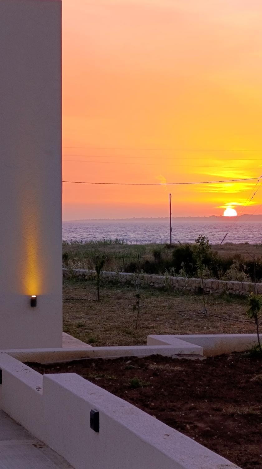 Natural landscape, Sea view, Sunset