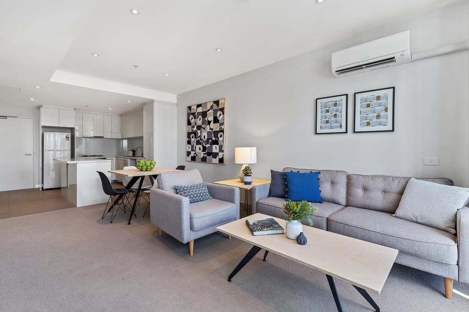 Living room, air conditioner
