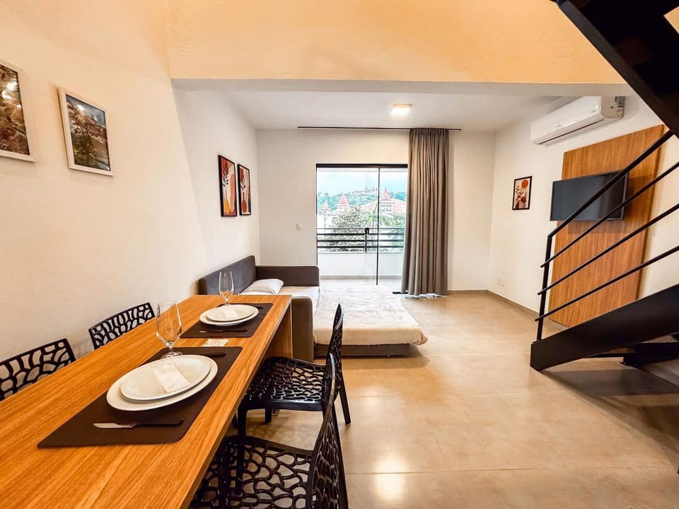 Centro: Flat p/ 4 pessoas + Vaga Apartment in Brusque