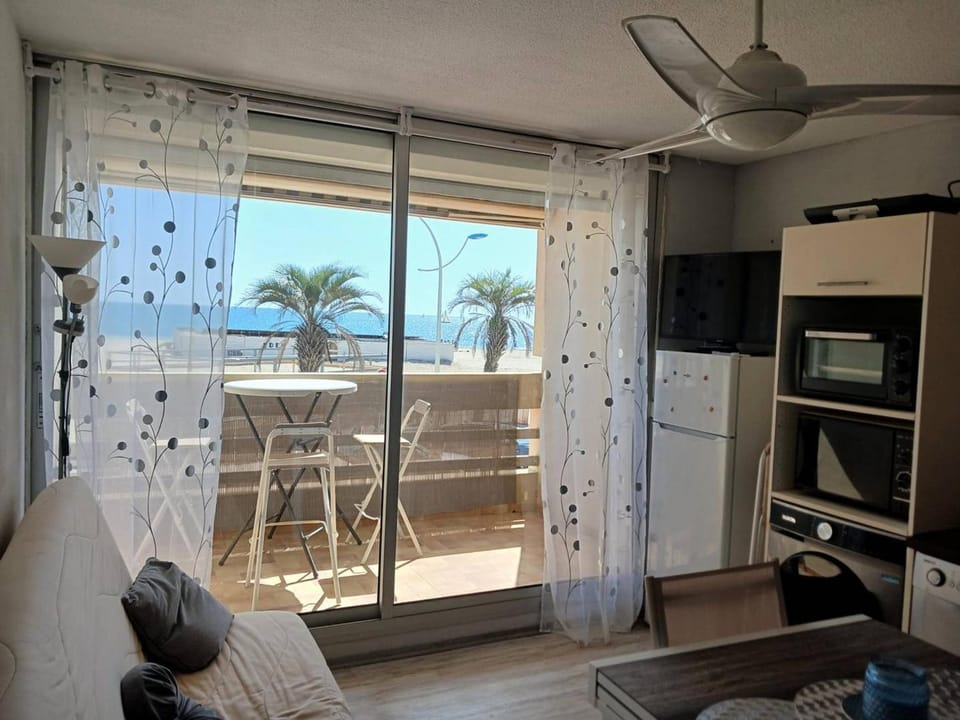 Appartement face mer, clim et parking - 6 pers. - FR-1-833-43 Apartment in Canet-en-Roussillon