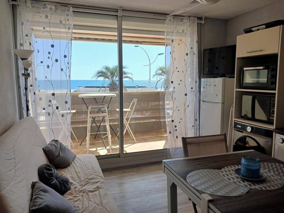 Appartement face mer, clim et parking - 6 pers. - FR-1-833-43 Apartment in Canet-en-Roussillon