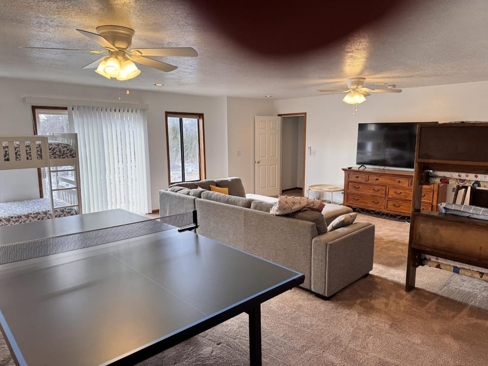 Communal lounge/ TV room, Game Room, Table tennis, TV and multimedia, Seating area, bunk bed, Family