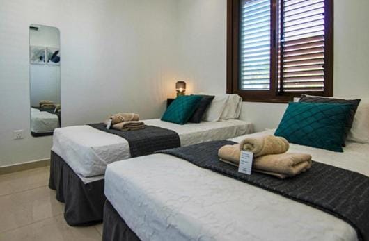 Bed, Bedroom, towels, wardrobe