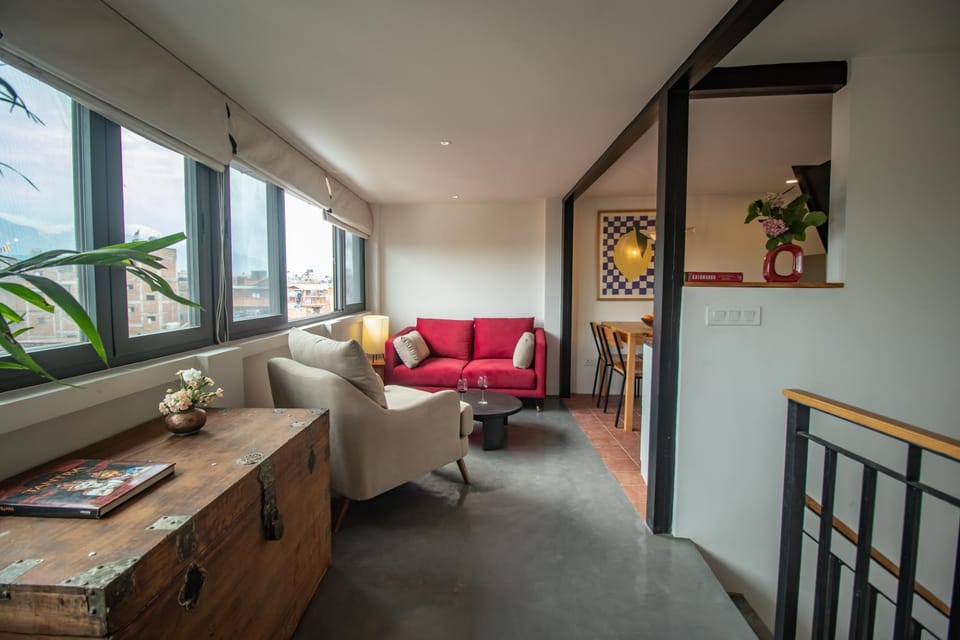 Living room, Landmark view