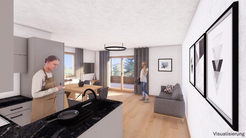 Kitchen or kitchenette, Seating area