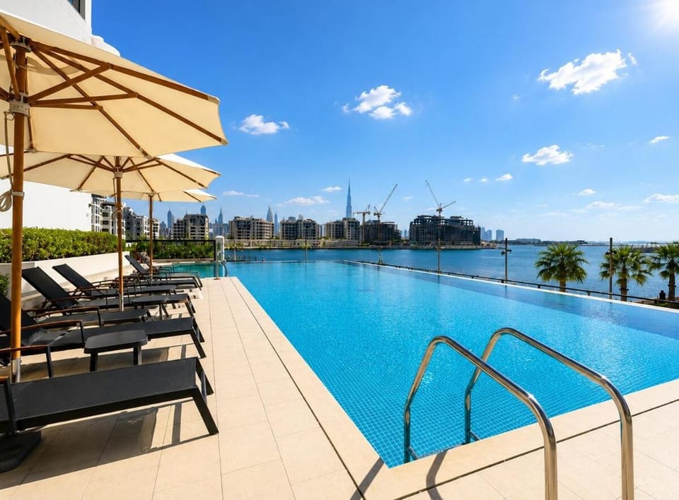2BR Beachfront Living with Pool & Sea Views Apartment in Dubai