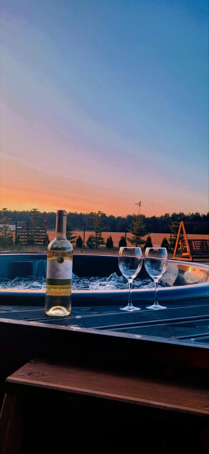 Leśne SPA Borsk Domki z Basenem, Sauną i Balią na Kaszubach nad Jeziorem Wdzydzkim House in Pomeranian Voivodeship