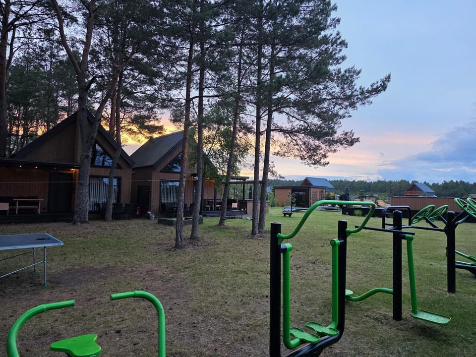 Leśne SPA Borsk Domki z Basenem, Sauną i Balią na Kaszubach nad Jeziorem Wdzydzkim House in Pomeranian Voivodeship