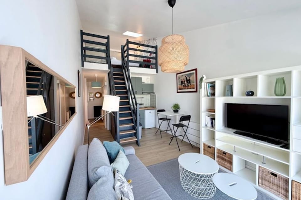 34 m Studio with Private Parking in Rochelle Apartment in La Rochelle