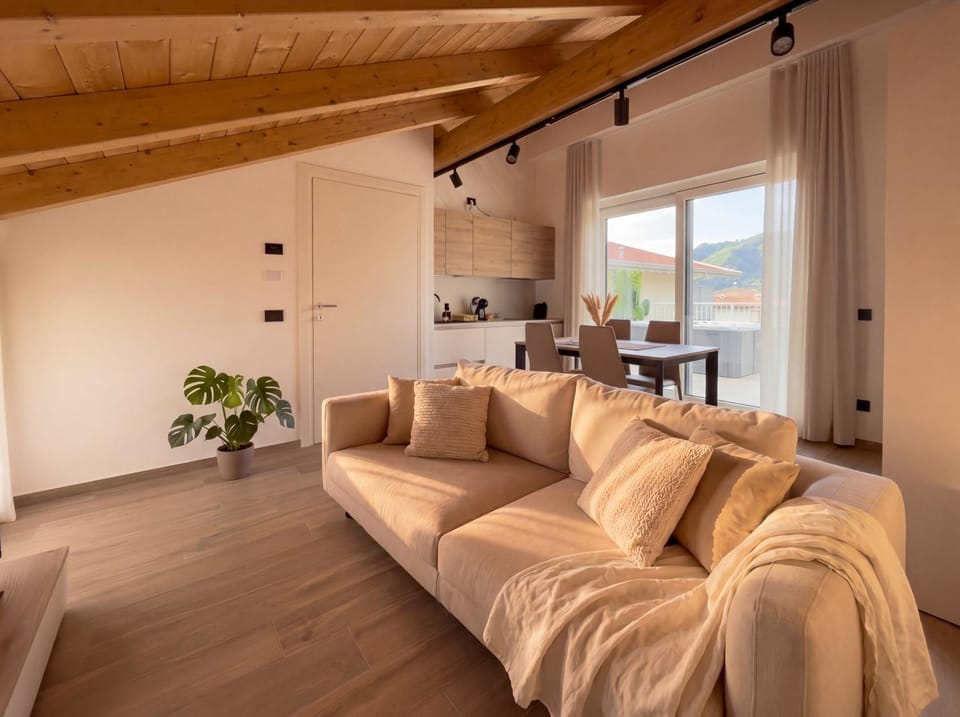 Natural landscape, Living room, Seating area, Dining area