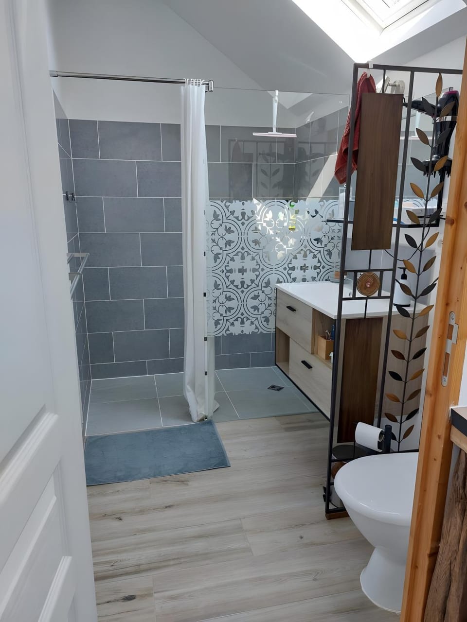 Bathroom, Living room