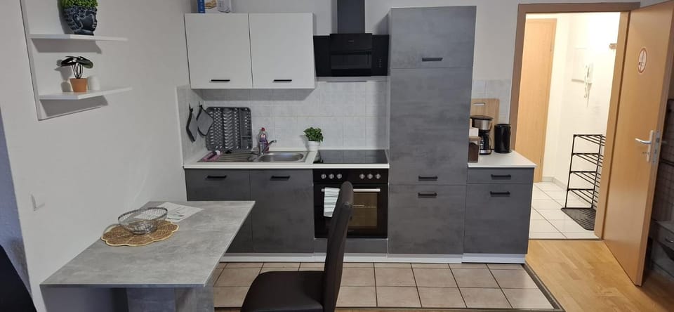Living room, kitchen