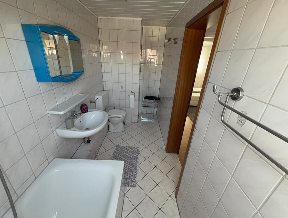 Bathroom, Living room