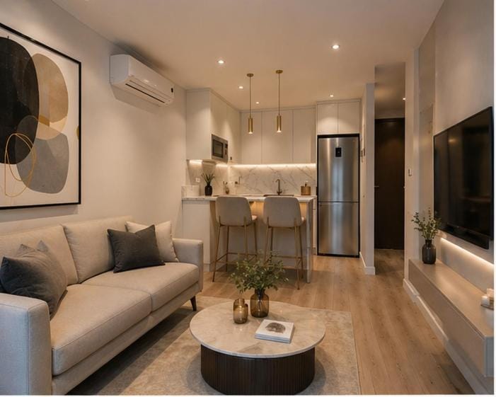 TV and multimedia, Living room, Dining area