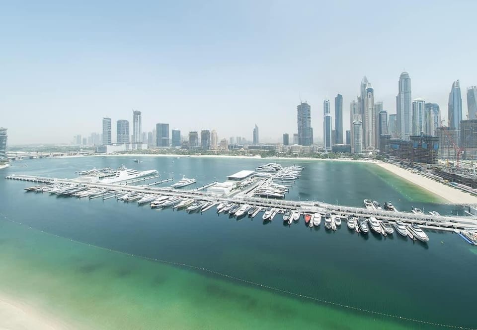 Luxurious 3BR with Maid Room Residence in Marina Vista Apartment in Dubai