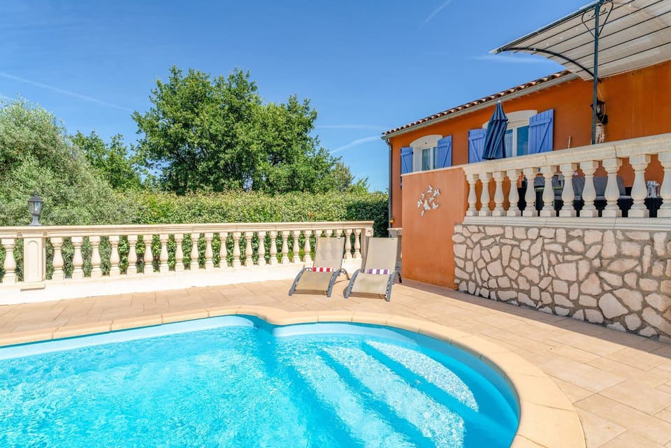 Property building, Living room, Swimming pool