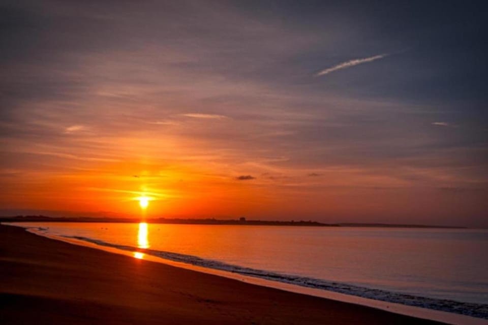 Natural landscape, Beach, Sea view, Sunrise, Sunset