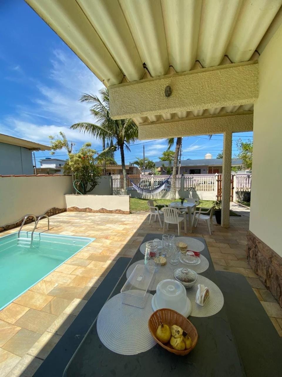 Patio, View (from property/room), Dining area, Pool view, Swimming pool