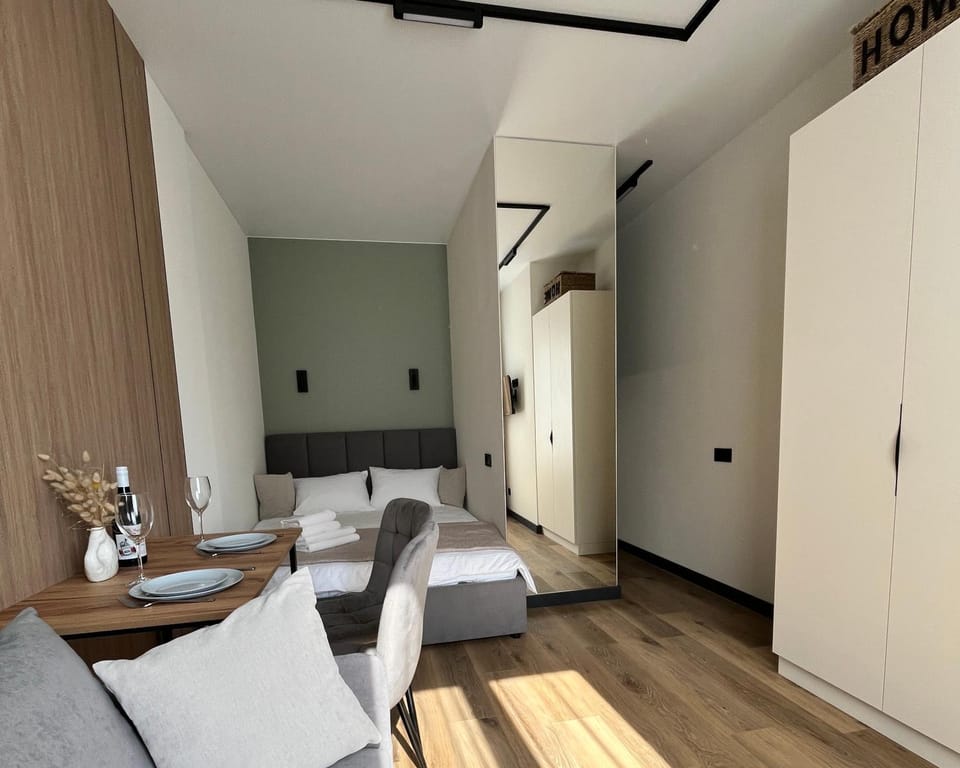 Bed, Living room, Photo of the whole room, Seating area, Dining area, Bedroom, wardrobe