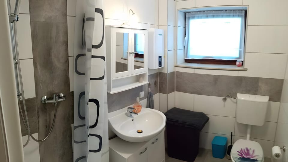 Bathroom, Living room