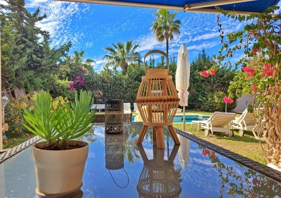Patio, Day, Garden, Garden view, Pool view