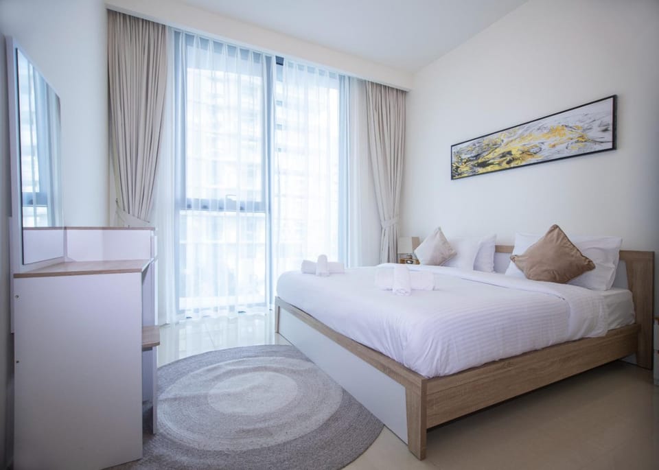 Serene Chic 1BR in Bay Residences Central 1 Apartment in Ras al Khaimah