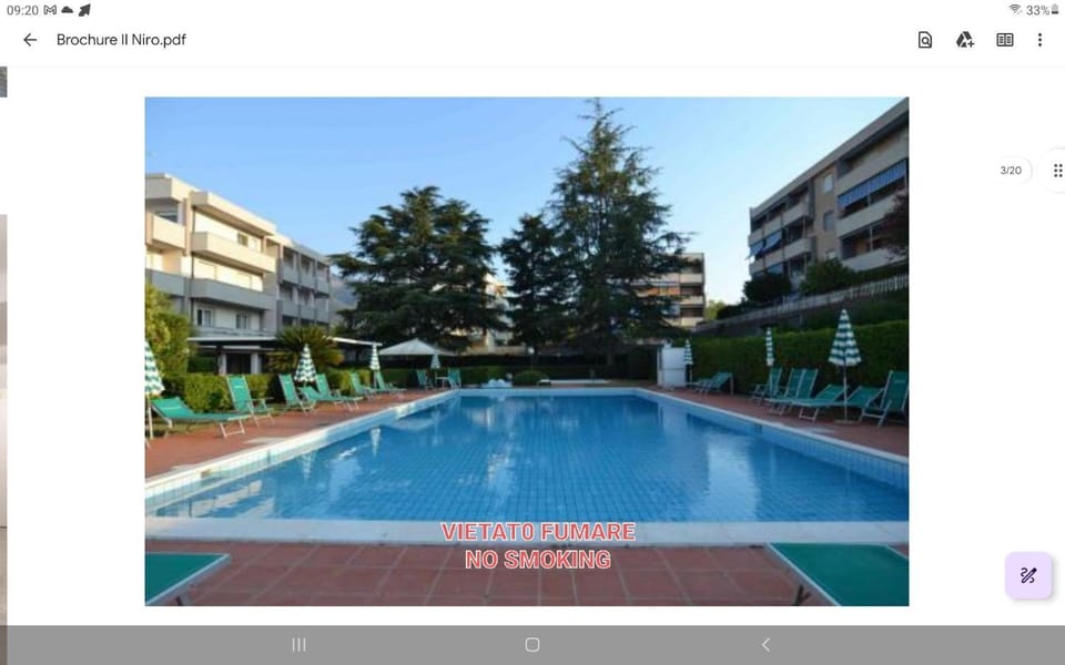 Property building, Pool view