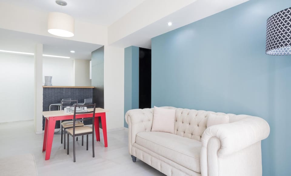 Living room, Seating area, Dining area