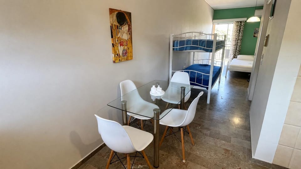 Dining area, bunk bed