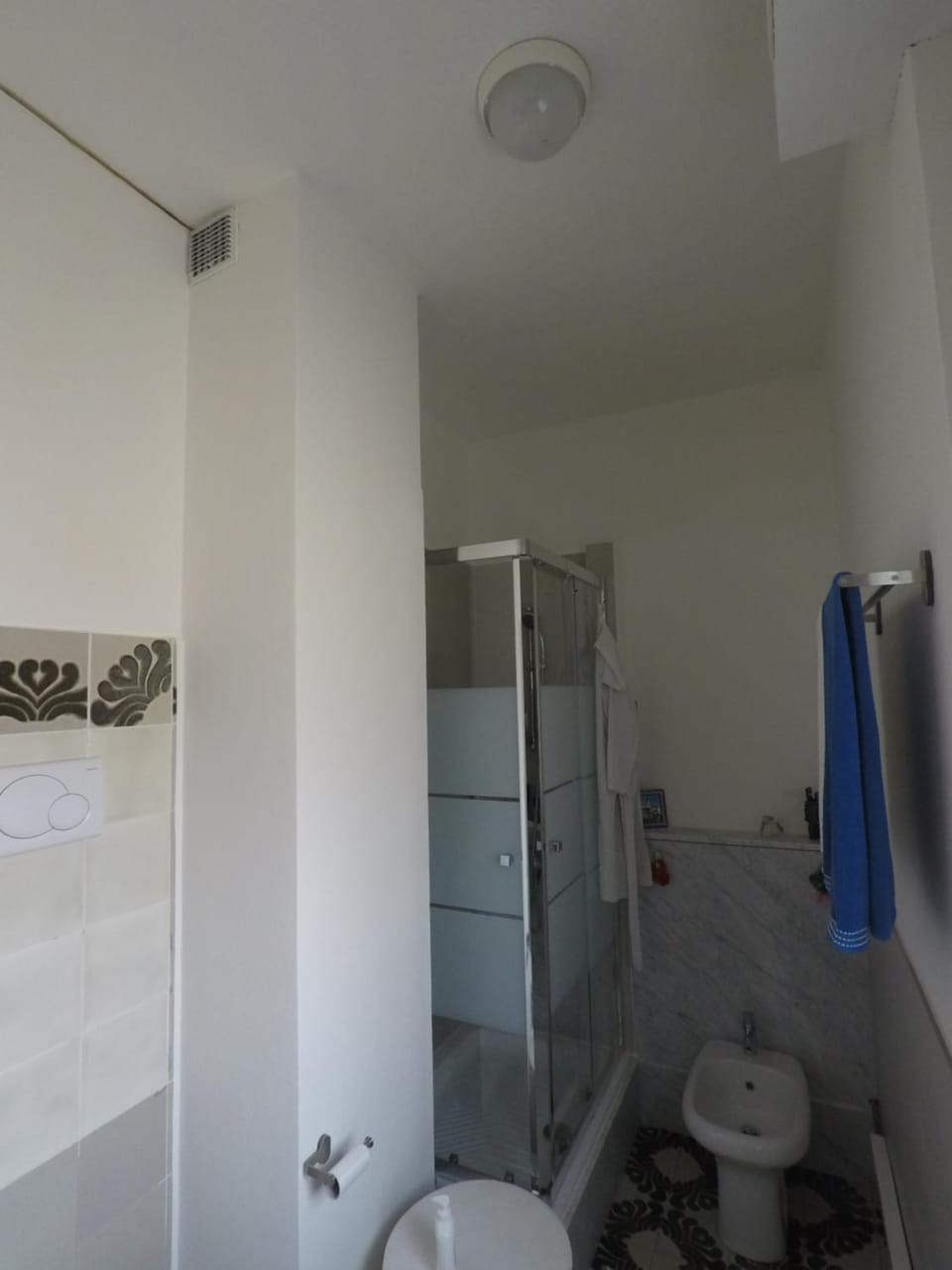 Shower, Toilet, towels