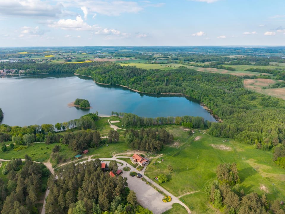 Spring, Natural landscape, Bird's eye view, Lake view