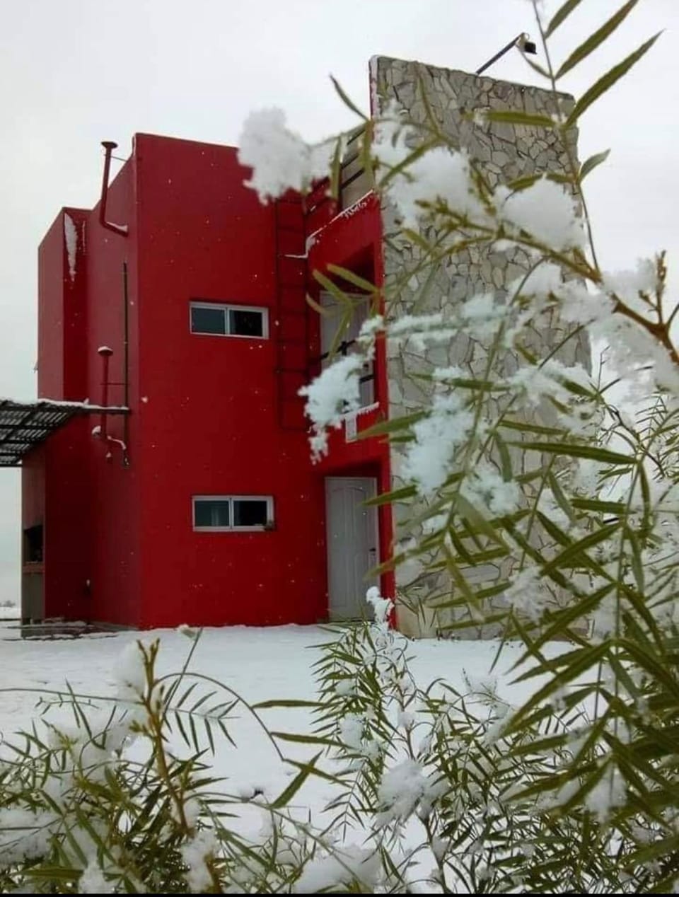 Property building, Day, Winter