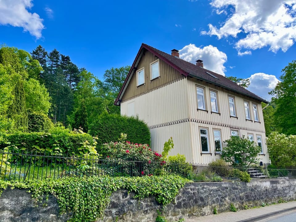Property building, Spring, Day, Garden, Garden view