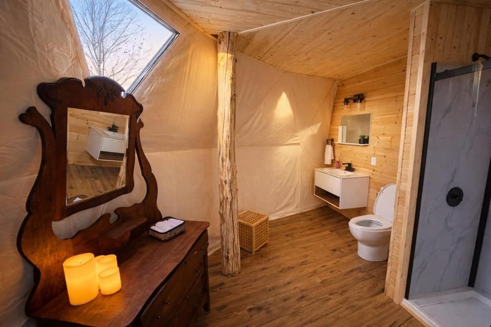 Birchwood Meadow - PEI Centerline Escapes Luxury tent in Prince Edward County