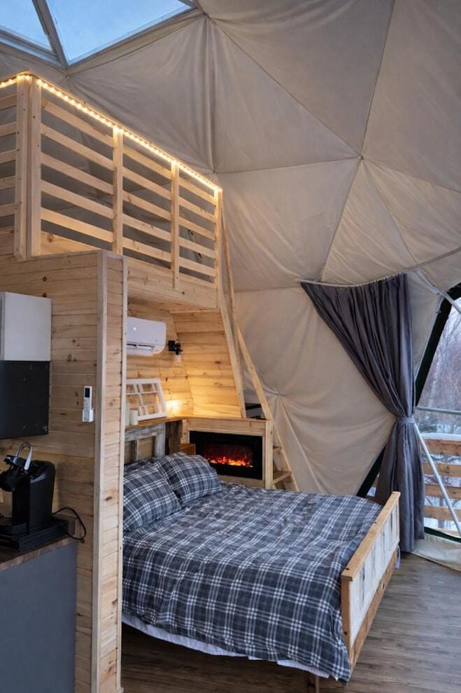 Birchwood Meadow - PEI Centerline Escapes Luxury tent in Prince Edward County